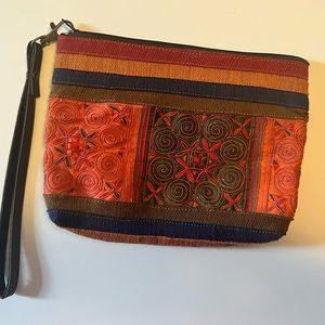 Hemp Fair Trade Wristlet purse